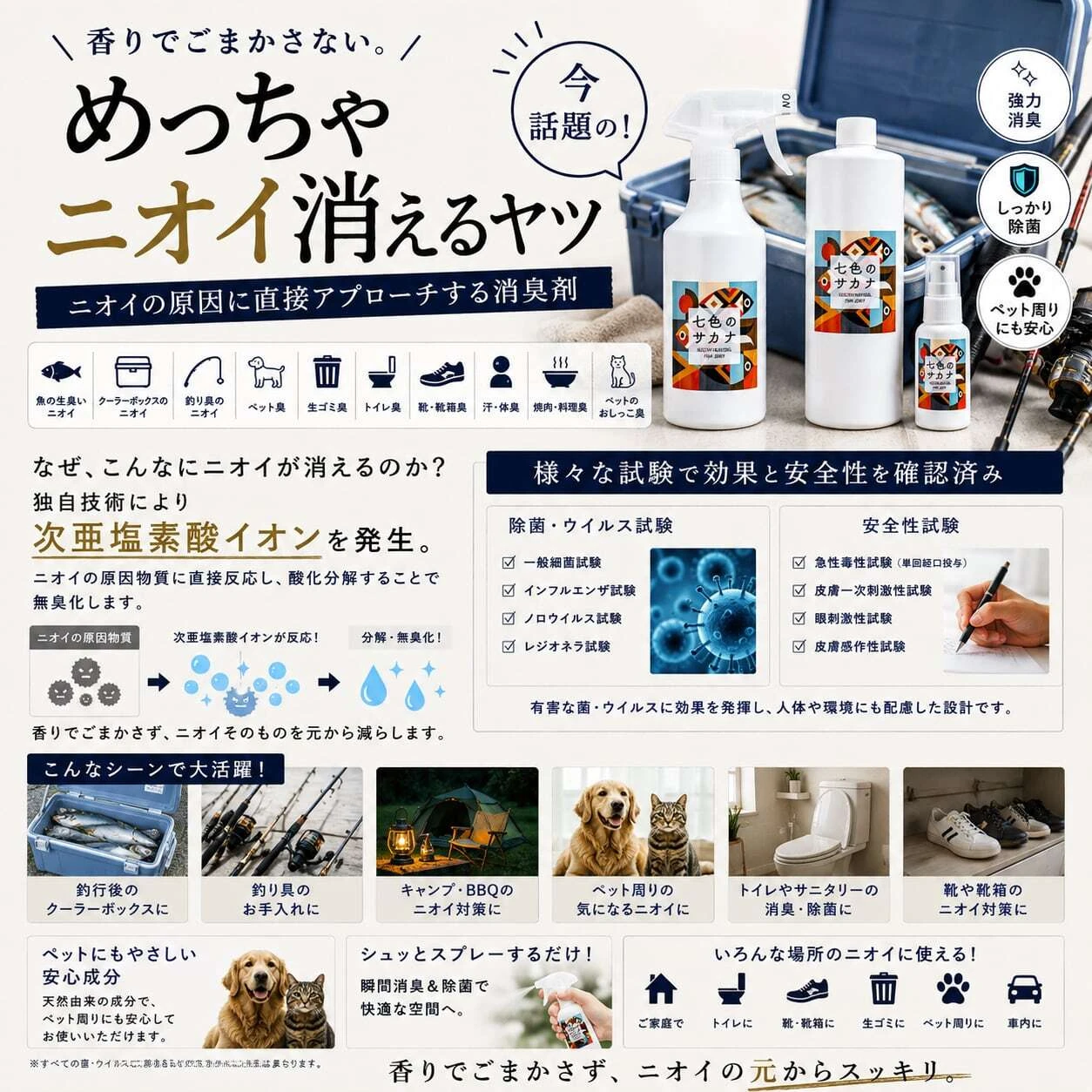 【強力消臭】めっちゃ臭い消えるヤツ